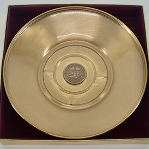 Alexandria Virginia Commemorative Brass Plate by Bates & Klinke  7" New in Box